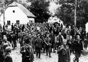 Немачки заробљеници 1941. године, улица Филипа Вишњића